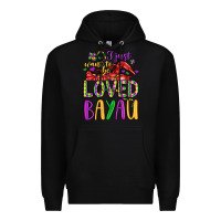 Black i just want to be loved bayau Premium Hoodie - LillyAllenDesigns