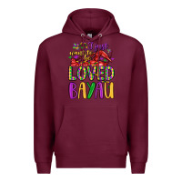 Burgundy i just want to be loved bayau Premium Hoodie - LillyAllenDesigns