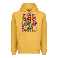 Mustard i just want to be loved bayau Premium Hoodie - LillyAllenDesigns