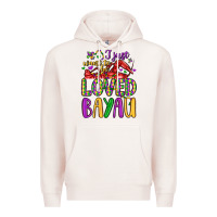 Pale Pink i just want to be loved bayau Premium Hoodie - LillyAllenDesigns