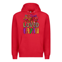 Red i just want to be loved bayau Premium Hoodie - LillyAllenDesigns
