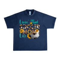 Navy livin' that soccer mom life Urban Heavy Tee - HRA Design Shop