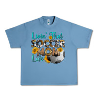Pebble Blue livin' that soccer mom life Urban Heavy Tee - HRA Design Shop