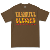 Cacao thankful blessed and kind of a mess Premium Tee - BarkalooDesign