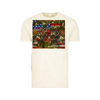 Vintage Arctic Hunting leopard USA flag tumbler 4th of july Vintage Tee - Neo Western