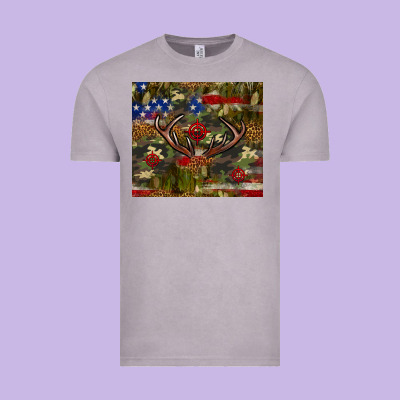 Hunting Leopard Usa Flag Tumbler 4th Of July Vintage Tee Designed By Neo Western