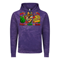 Cloud Purple peace love tacos Vintage Hoodie - Zillion Design Studio