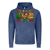 Vintage Denim peace love tacos Vintage Hoodie - Zillion Design Studio
