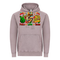 Vintage Zinc peace love tacos Vintage Hoodie - Zillion Design Studio