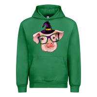 Emerald pig with halloween Urban Hoodie - RanaPortraitStore