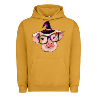 Pigment Peanut Butter pig with halloween Urban Hoodie - RanaPortraitStore