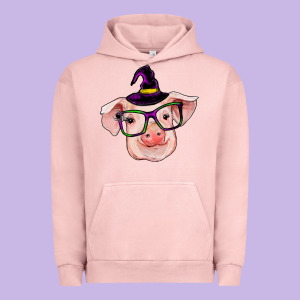 Pig With Halloween Urban Hoodie Designed By Ranaportraitstore