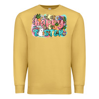 Antique Gold Happy Easter Premium Sweatshirt - NancyCooperArtShop