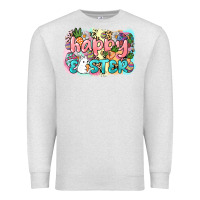 Oatmeal Heather Happy Easter Premium Sweatshirt - NancyCooperArtShop