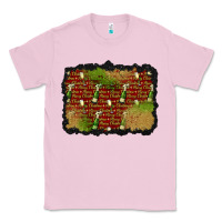 Bubblegum Pink christmas champagne background Classic Tee - BundleAndBundleShop