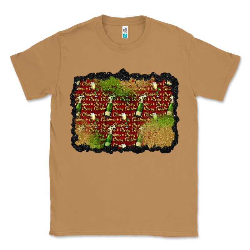 Christmas Champagne Background Classic Tee by BundleAndBundleShop | Teevron