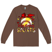 Chestnut busy raising ballers Long Sleeve Tee - Artiststas