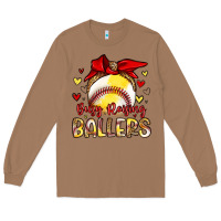 Toasted Coconut busy raising ballers Long Sleeve Tee - Artiststas