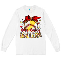 White busy raising ballers Long Sleeve Tee - Artiststas