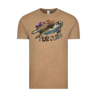 Vintage Coffee just a girl who loves turtles Vintage Tee - SublimationCraftShop