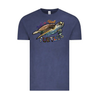 Vintage Denim just a girl who loves turtles Vintage Tee - SublimationCraftShop