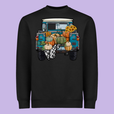Pumpkin Truck Heavyweight Sweatshirt Designed By Ranaportraitstore