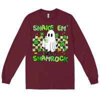 Burgundy shake em' like a shamrock Long Sleeve Tee - Artiststas