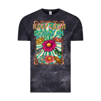 Cloud Black keep calm dream on Vintage Tee - CowhideDigitalArt