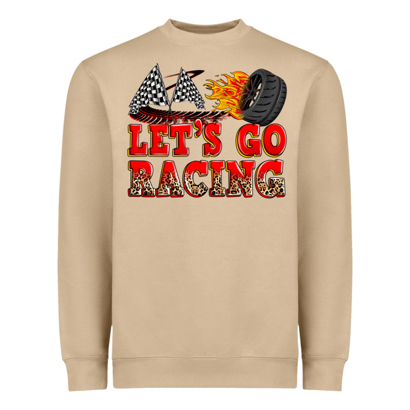 Let's Go Racing Heavyweight Sweatshirt by Zillion Design Studio | Teevron