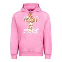 Fuchsia Pink Trust In The Lord Urban Hoodie - Bettercallsaul