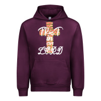 Mauve Wine Trust In The Lord Urban Hoodie - Bettercallsaul