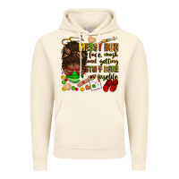 Vintage Artic messy bun face mask & getting stuff done  #nurselife Vintage Hoodie - Zillion Design Studio