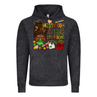 Vintage Black messy bun face mask & getting stuff done  #nurselife Vintage Hoodie - Zillion Design Studio
