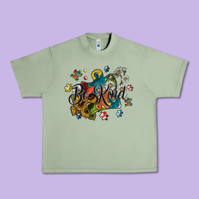 Be Kind Urban Heavy Tee Designed By Sublimationcraftshop