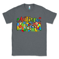 Charcoal Heather autism mama Classic Tee - Artiststas