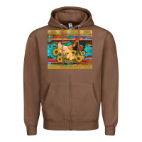 Chestnut western coop animals farm chicken chick rooster sunflowers wooden sera Zipper Hoodie - Artiststas