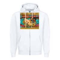 White western coop animals farm chicken chick rooster sunflowers wooden sera Zipper Hoodie - Artiststas