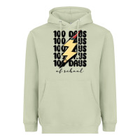 Matcha 100 days of school Heavyweight Hoodie - MaliasSmallBusiness