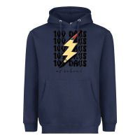Navy 100 days of school Heavyweight Hoodie - MaliasSmallBusiness