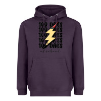 Plum 100 days of school Heavyweight Hoodie - MaliasSmallBusiness