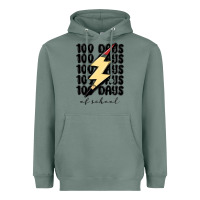 Sage 100 days of school Heavyweight Hoodie - MaliasSmallBusiness
