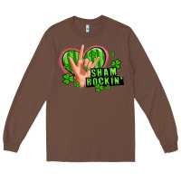 Chestnut shamrockin' rock n roll female hand Long Sleeve Tee - Artiststas