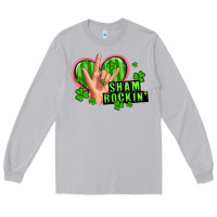 Moon Dust shamrockin' rock n roll female hand Long Sleeve Tee - Artiststas