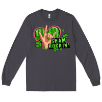 Smoke shamrockin' rock n roll female hand Long Sleeve Tee - Artiststas