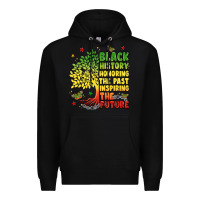 Black title black history celebration Premium Hoodie - LillyAllenDesigns