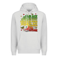 Dove Grey title black history celebration Premium Hoodie - LillyAllenDesigns