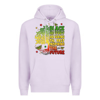 Lilac title black history celebration Premium Hoodie - LillyAllenDesigns