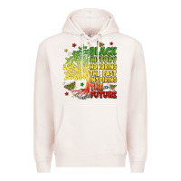 Pale Pink title black history celebration Premium Hoodie - LillyAllenDesigns