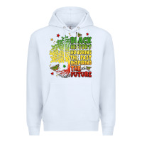 White title black history celebration Premium Hoodie - LillyAllenDesigns