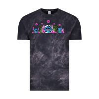 Cloud Black stitches Vintage Tee - AdoDesignShop